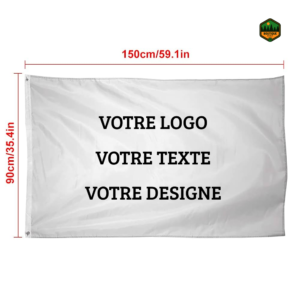 Drapeau simple personnalisé