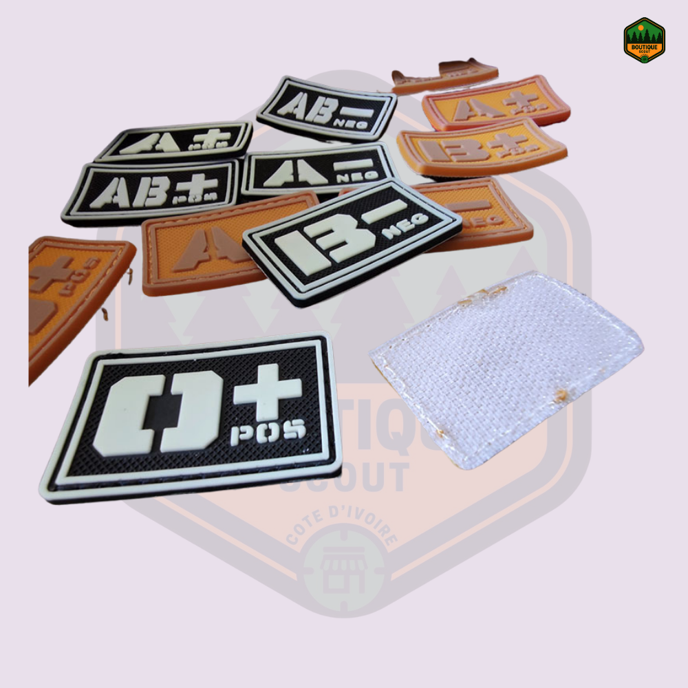 Écusson Groupe Sanguin en PVC – Image 3