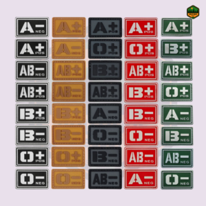 Écusson Groupe Sanguin en PVC